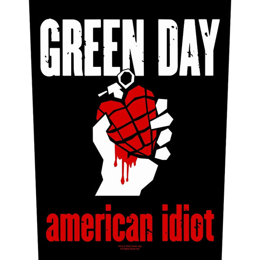 Green Day - American Idiot - BACKPATCH - Razamataz