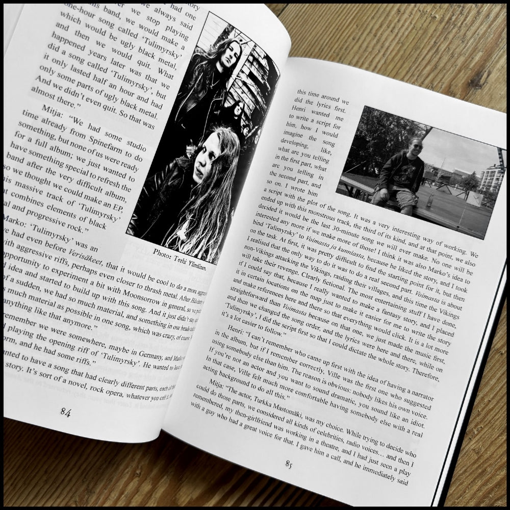 Grilo Do Demo - Home of the Waves: Conversations with Moonsorrow - BOOK - Crypt Publications - Image 6