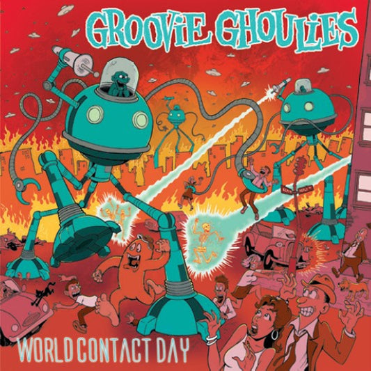 Groovie Ghoulies - World Contact Day - LP COLOURED - Pirates Press Records