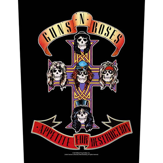Guns N' Roses - Appetite For Destruction - BACKPATCH - Razamataz