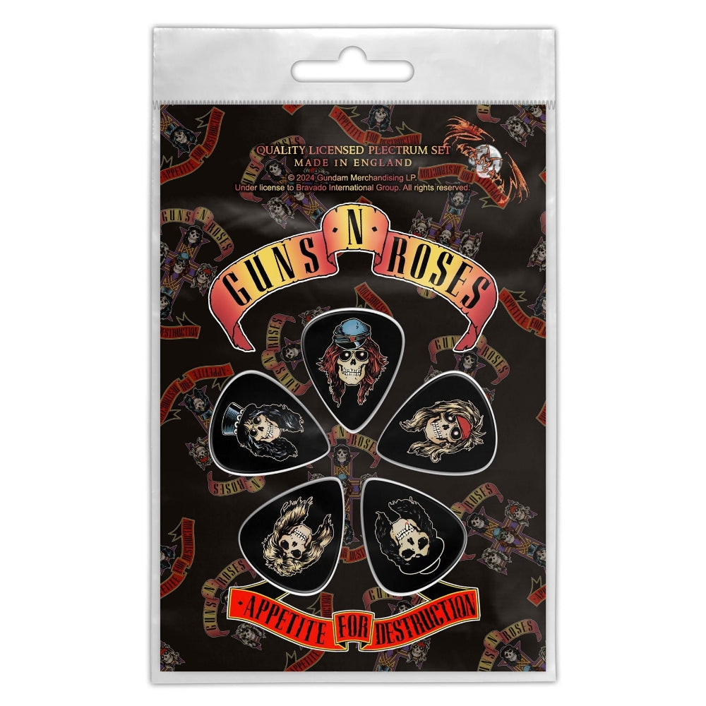 Guns N' Roses - Appetite For Destruction - Guitar Pick Set - Razamataz
