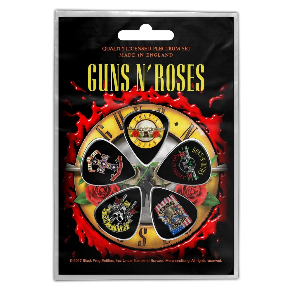 Guns N' Roses - Bullet Logo - Guitar Pick Set - Razamataz