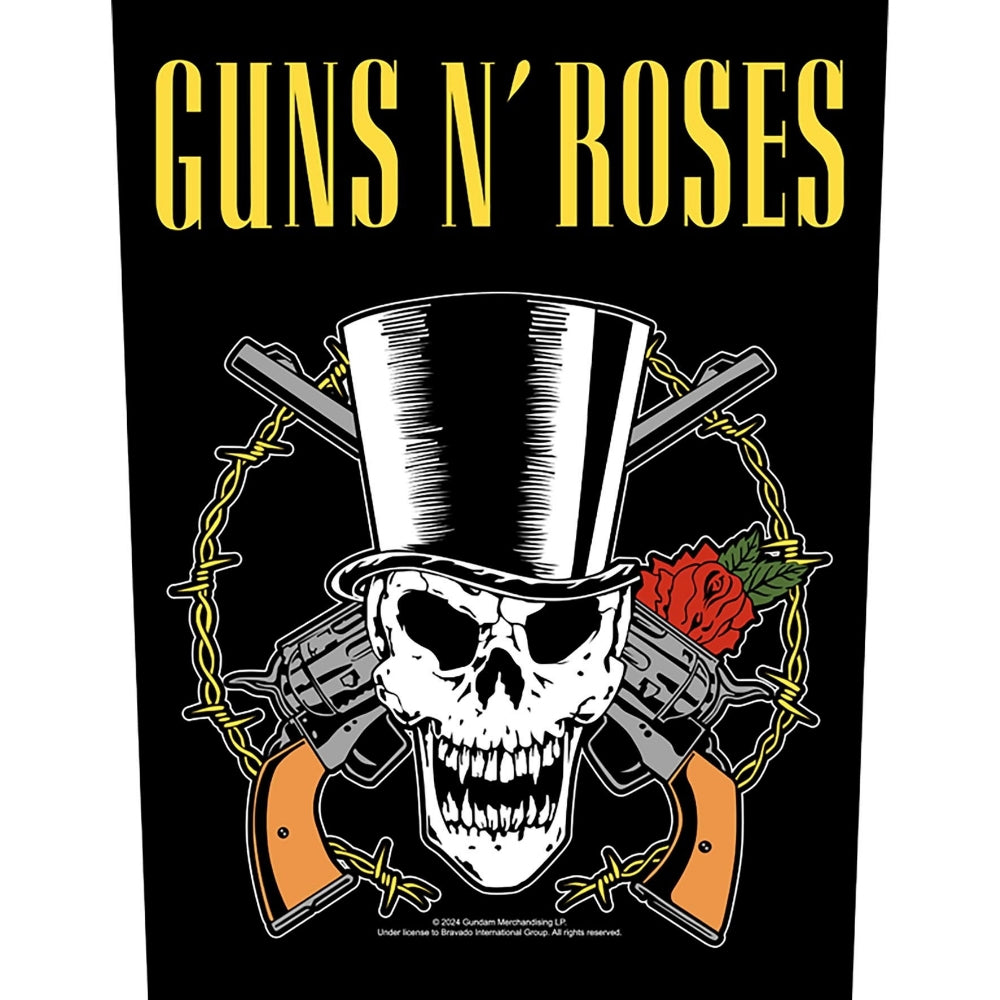 Guns N' Roses - Skull & Guns - BACKPATCH - Razamataz