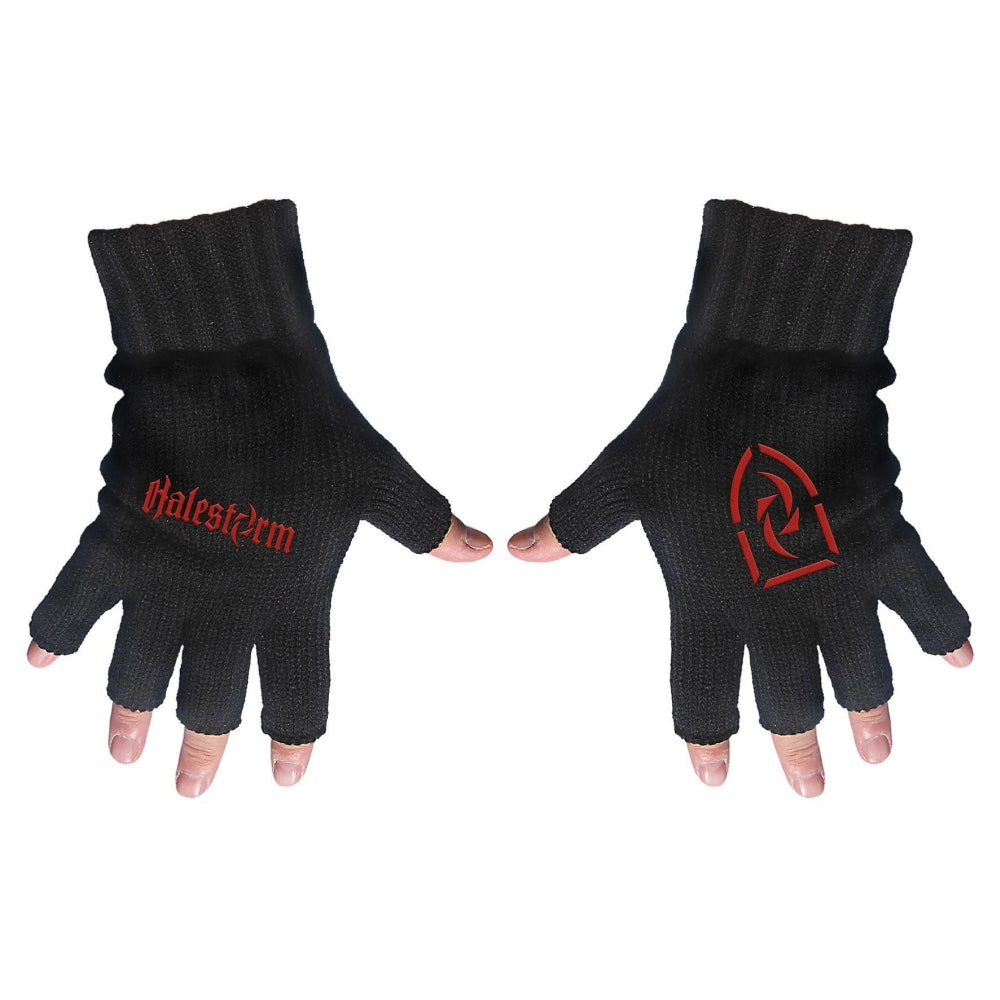 Halestorm - Logo - FINGERLESS GLOVES - Razamataz