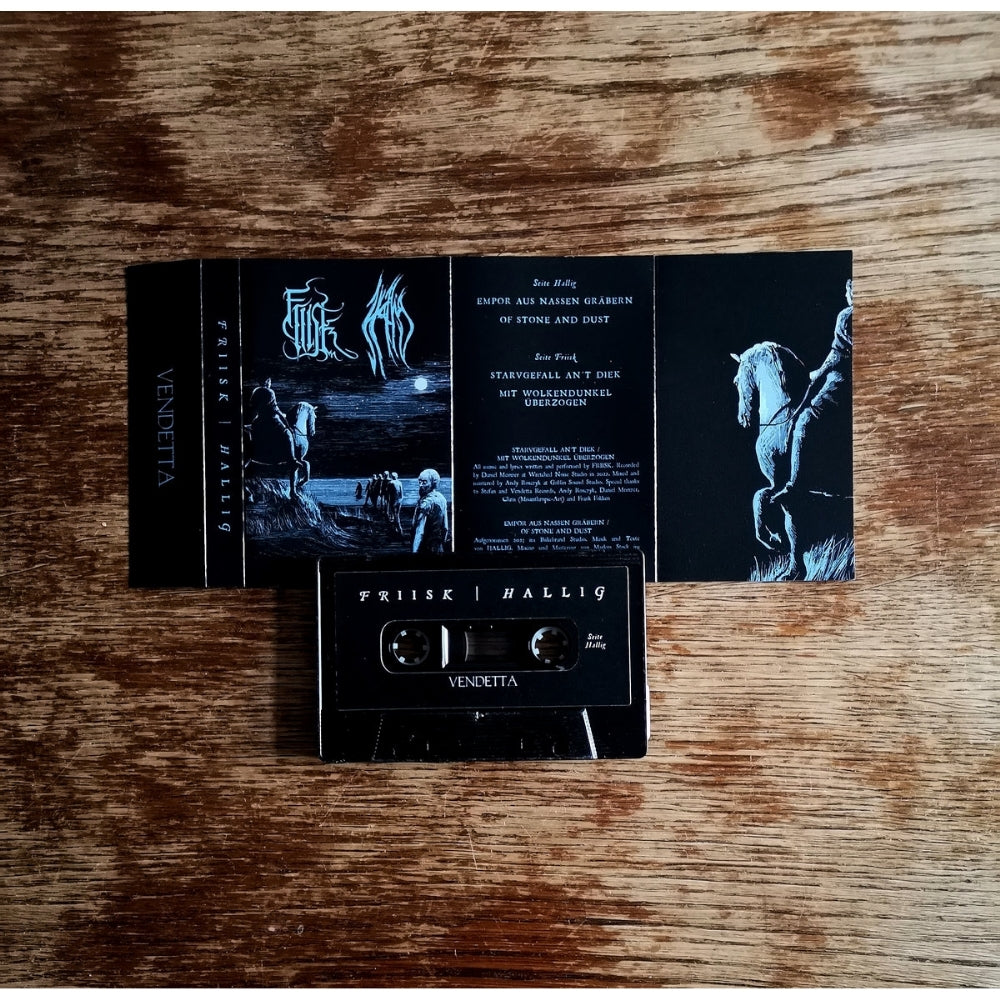 Hallig - Friisk - Split - CASSETTE - Vendetta Records - Image 2