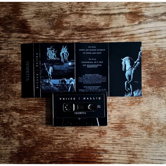 Hallig - Friisk - Split - CASSETTE - Vendetta Records - Image 2