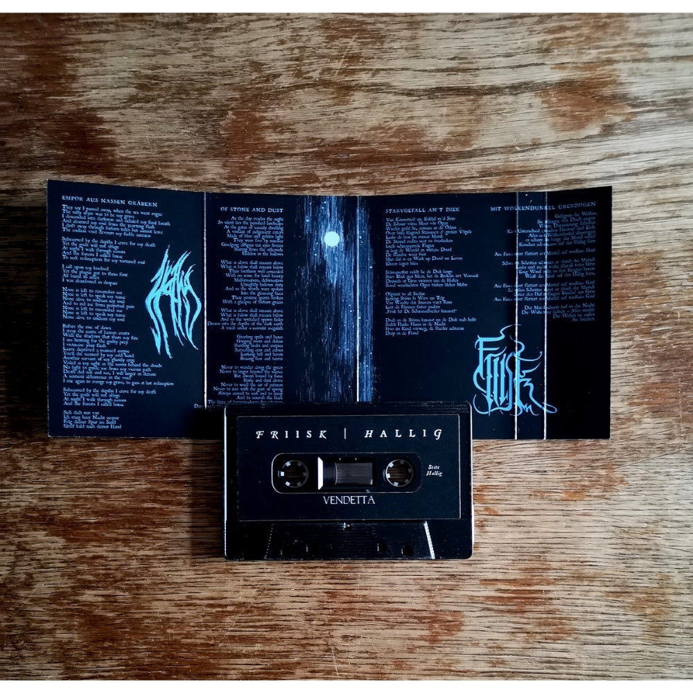 Hallig - Friisk - Split - CASSETTE - Vendetta Records - Image 3