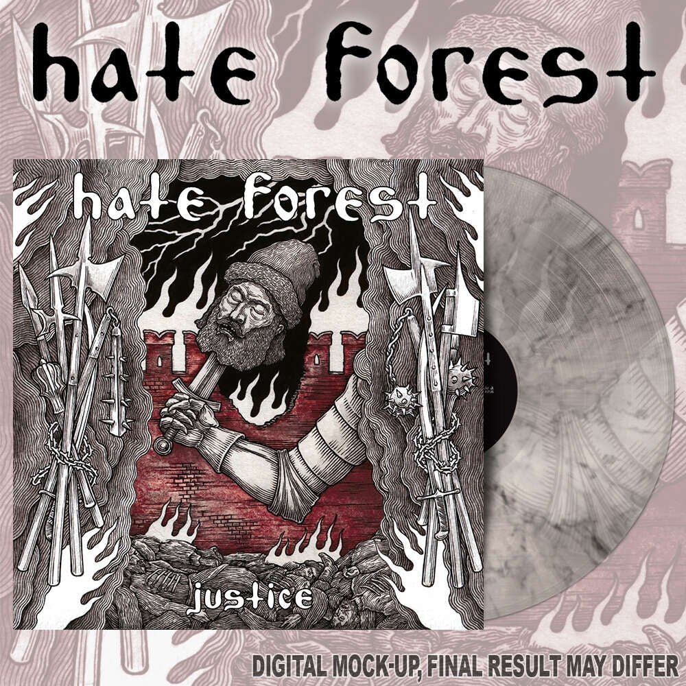 Hate Forest - Justice - LP COLOURED - Osmose Productions