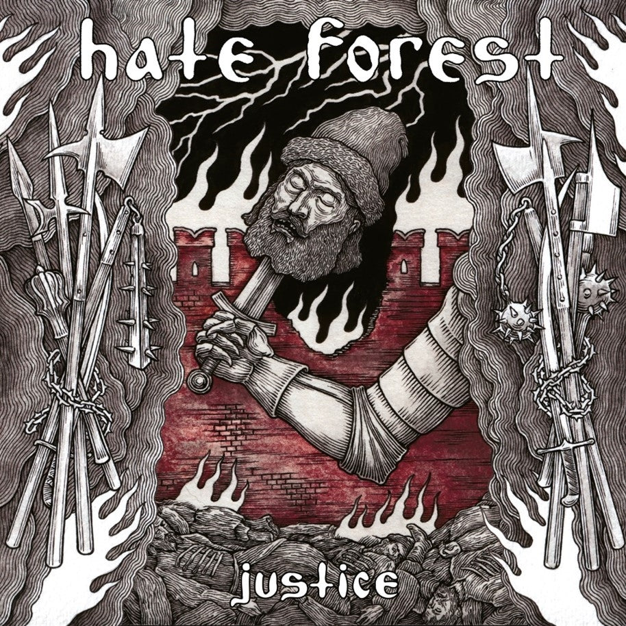 Hate Forest - Justice - LP COLOURED - Osmose Productions - Image 3