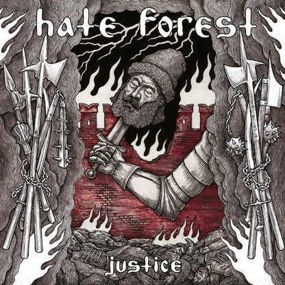 Hate Forest - Justice - LP COLOURED - Osmose Productions - Image 3