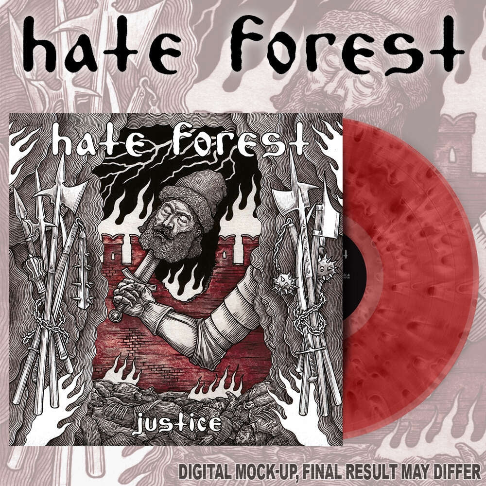 Hate Forest - Justice - LP COLOURED - Osmose Productions