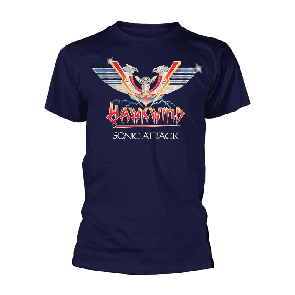Hawkwind - Sonic Attack (navy) - T-shirt - PHD