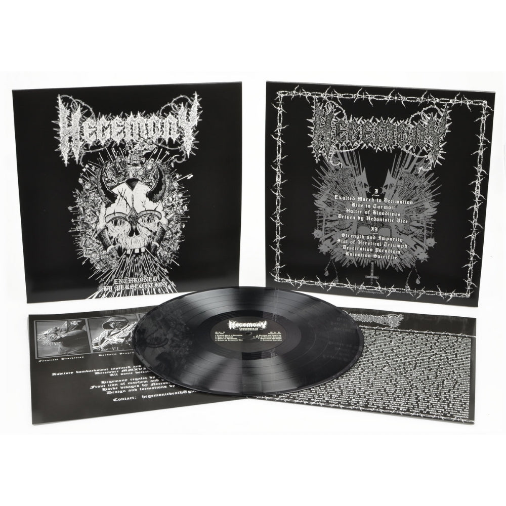 Hegemony - Enthroned By Persecution - LP - Hells Headbangers Records