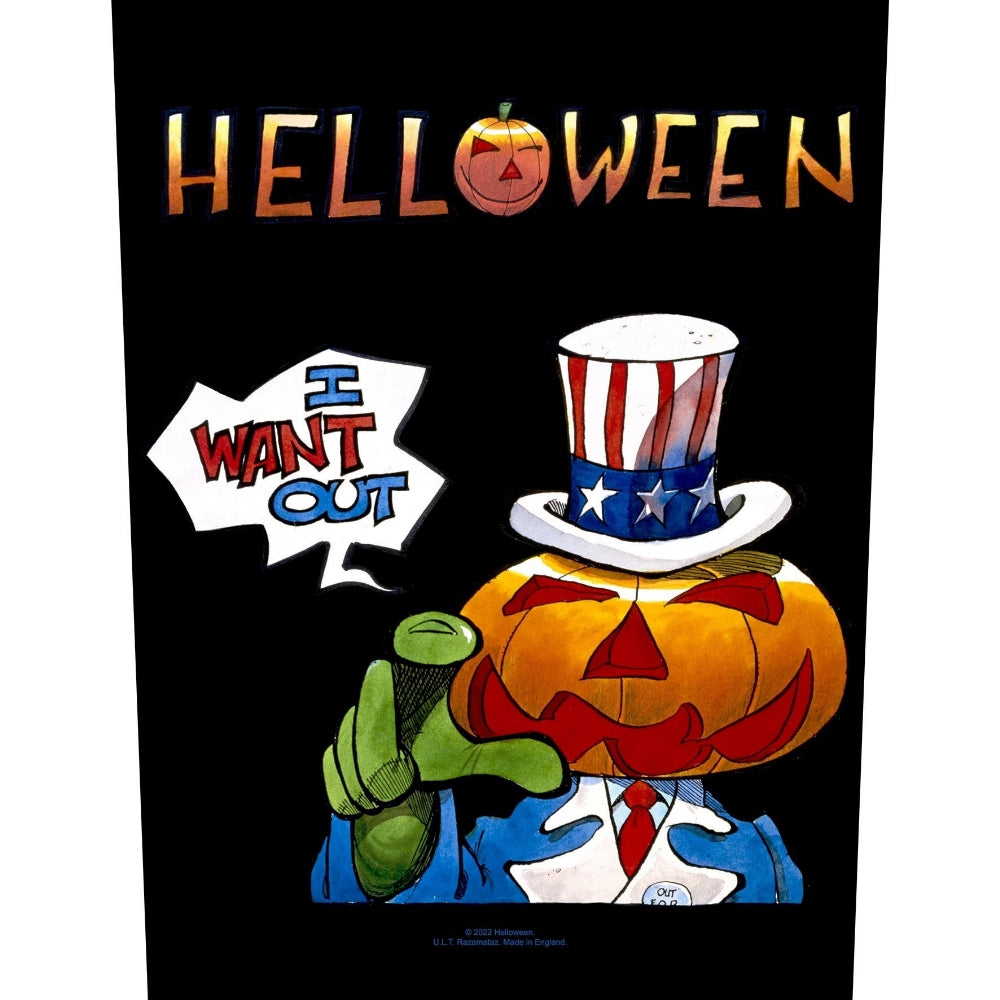 Helloween - I Want Out - BACKPATCH - Razamataz