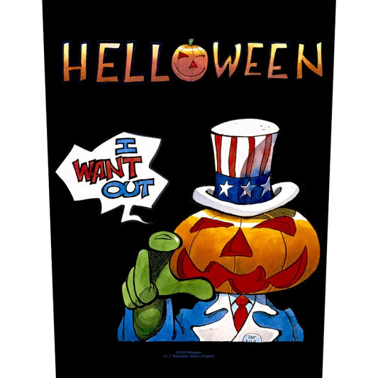 Helloween - I Want Out - BACKPATCH - Razamataz