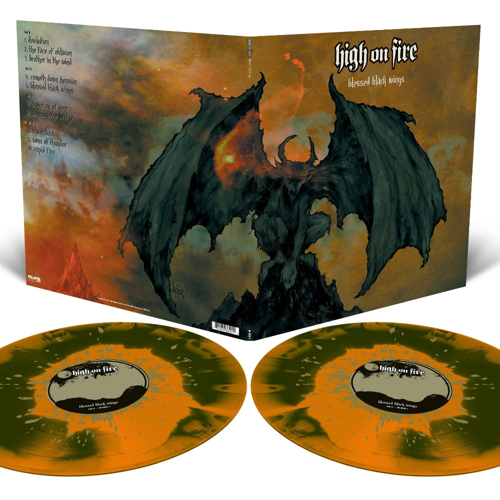High On Fire - Blessed Black Wings - DOUBLE LP GATEFOLD COLOURED - Relapse Records