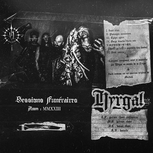 Hyrgal - Sessions Funéraires - Anno: MMXXIII - CD DIGIPAK - Les Acteurs De L'Ombre