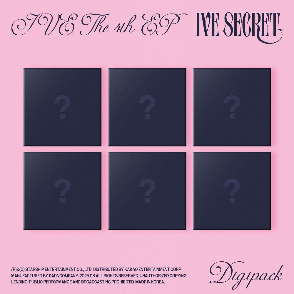 IVE - IVE THE 4th EP IVE SECRET (Digipack) - CD - Starship Entertainment