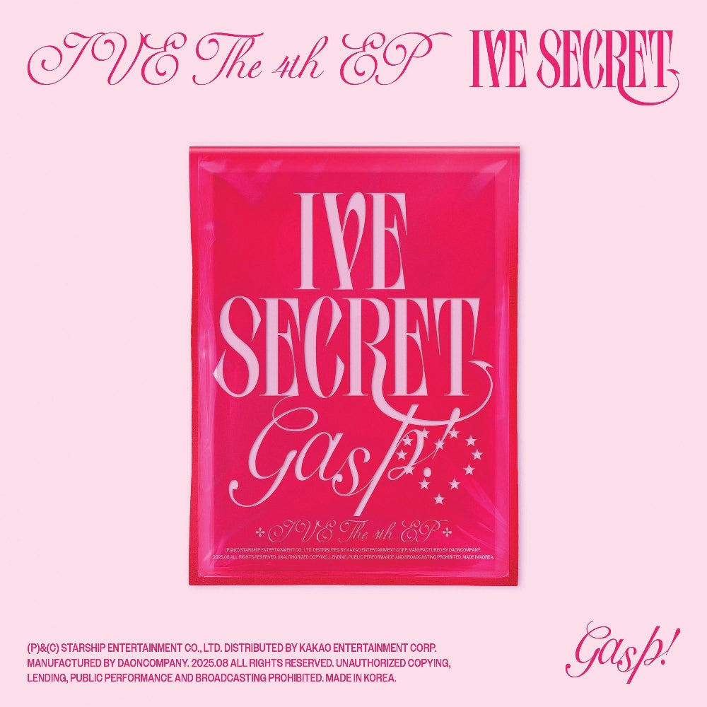 IVE - IVE THE 4th EP IVE SECRET (Gasp! ver.) - CD - Starship Entertainment
