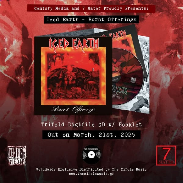 Iced Earth - Burnt Offerings - CD in 7" sleeve - Sevan Mater