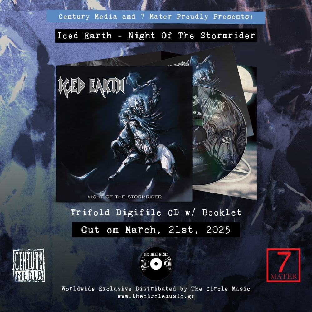 Iced Earth - Night Of The Stormrider - CD in 7" sleeve - Sevan Mater