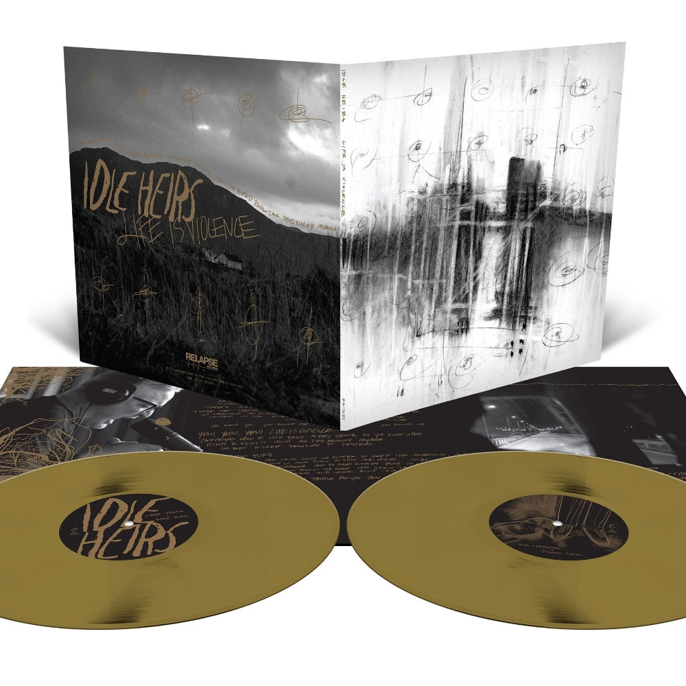 Idle Heirs - Life Is Violence - DOUBLE LP GATEFOLD COLOURED - Relapse Records