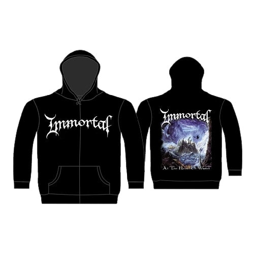 Immortal - At The Heart Of Winter - Hooded Sweat Shirt Zip - Razamataz