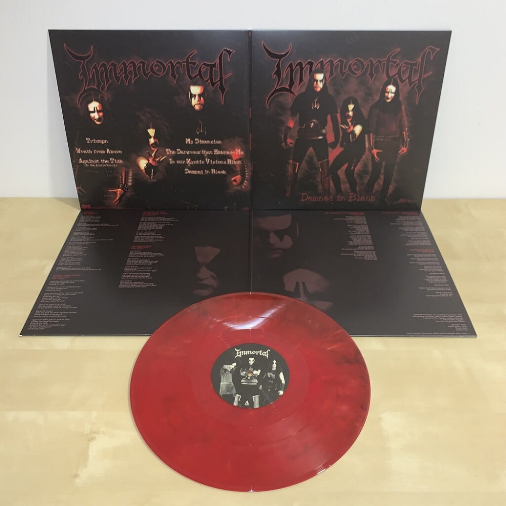 Immortal - Damned In Black - LP Gatefold Coloured - Osmose Productions - Image 2