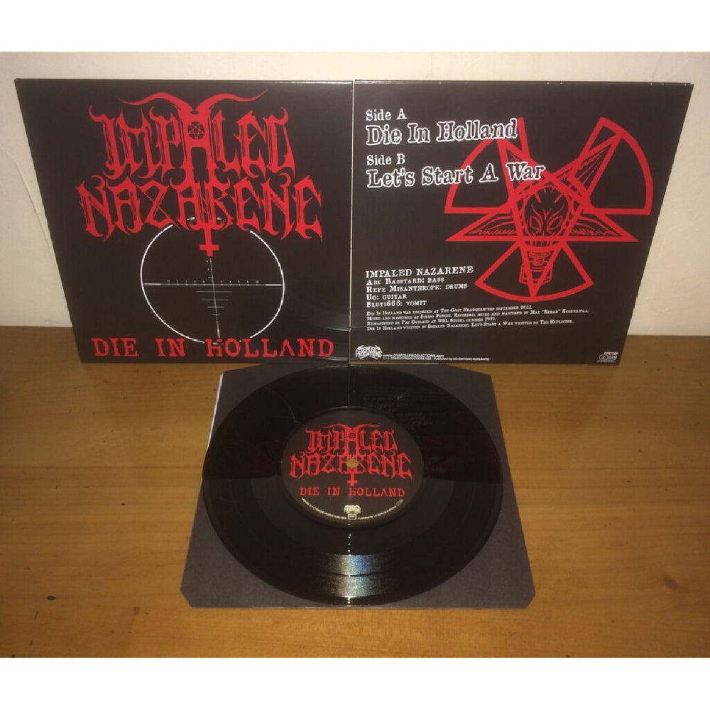Impaled Nazarene - Die In Holland - 7" vinyl - Osmose Productions - Image 2