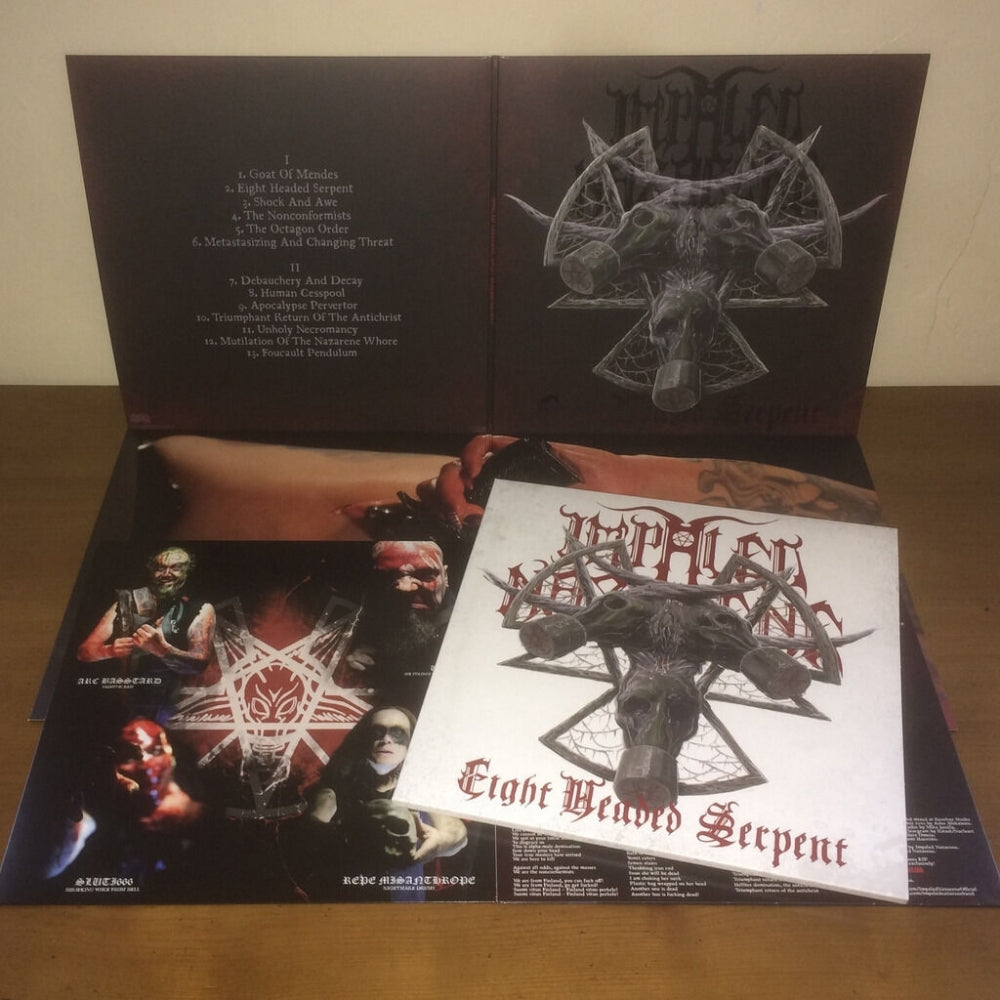 Impaled Nazarene - Eight Headed Serpent - LP Gatefold Coloured Slipcase - Osmose Productions - Image 3