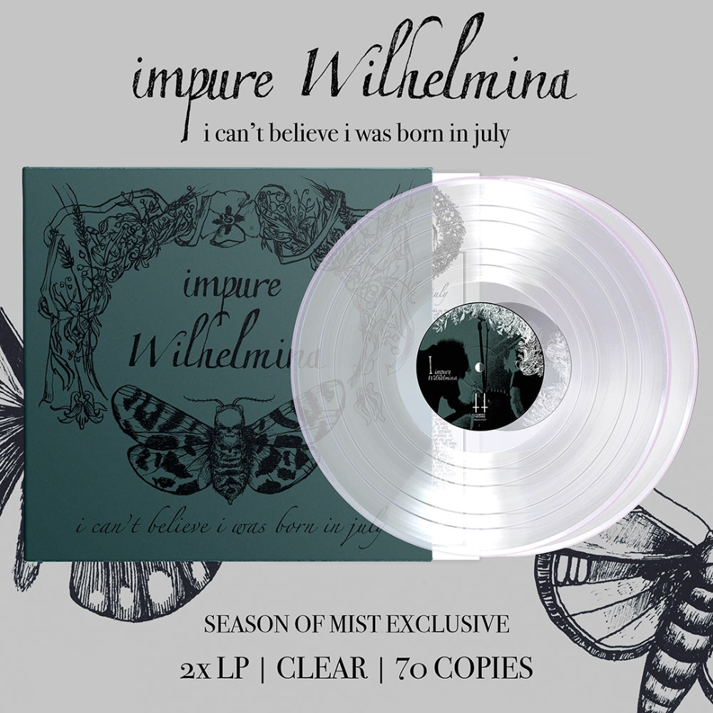Impure Wilhelmina - I Can’t Believe I Was Born In July - DOUBLE LP GATEFOLD COLOURED - Hummus Records