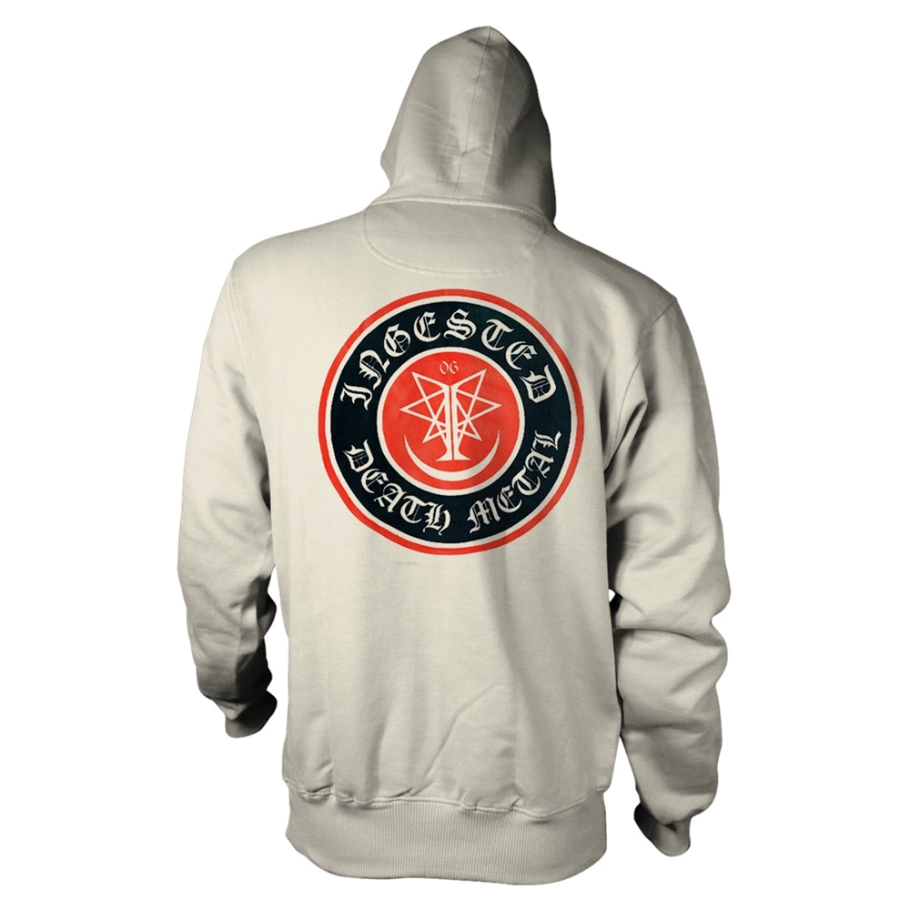 Ingested - Death Metal (natural) - Hooded Sweat Shirt - PHD - Image 2