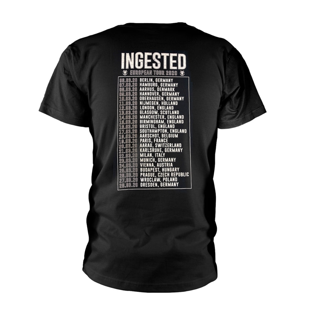 Ingested - Death Sermon Euro Tour 2020 - T-shirt - PHD - Image 2