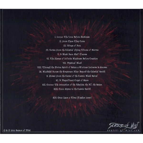 Inquisition - Bloodshed Across The Empyrean Altar Beyond The Celestial Zenith - CD DIGIPAK - Season of Mist - Image 2