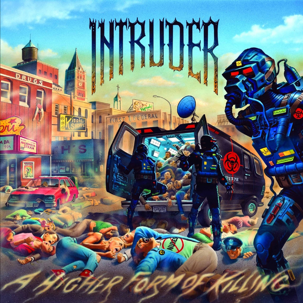 Intruder - A Higher Form Of Killing - LP Gatefold Coloured - Floga records
