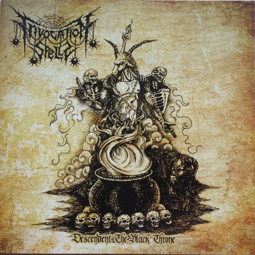 Invocation Spells - Descendent The Black Throne - LP COLOURED - Hells Headbangers Records