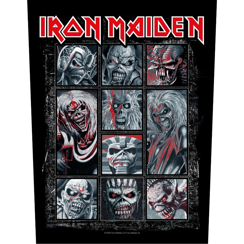 Iron Maiden - 10 Eddies - BACKPATCH - Razamataz