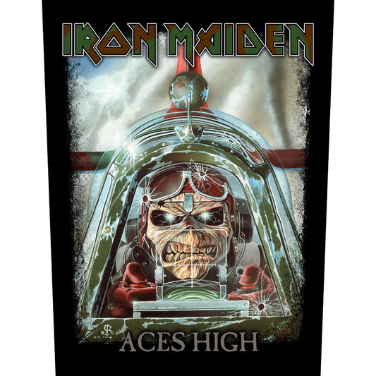 Iron Maiden - Aces High - BACKPATCH - Razamataz