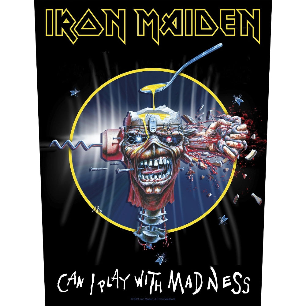 Iron Maiden - Can I Play With Madness - BACKPATCH - Razamataz