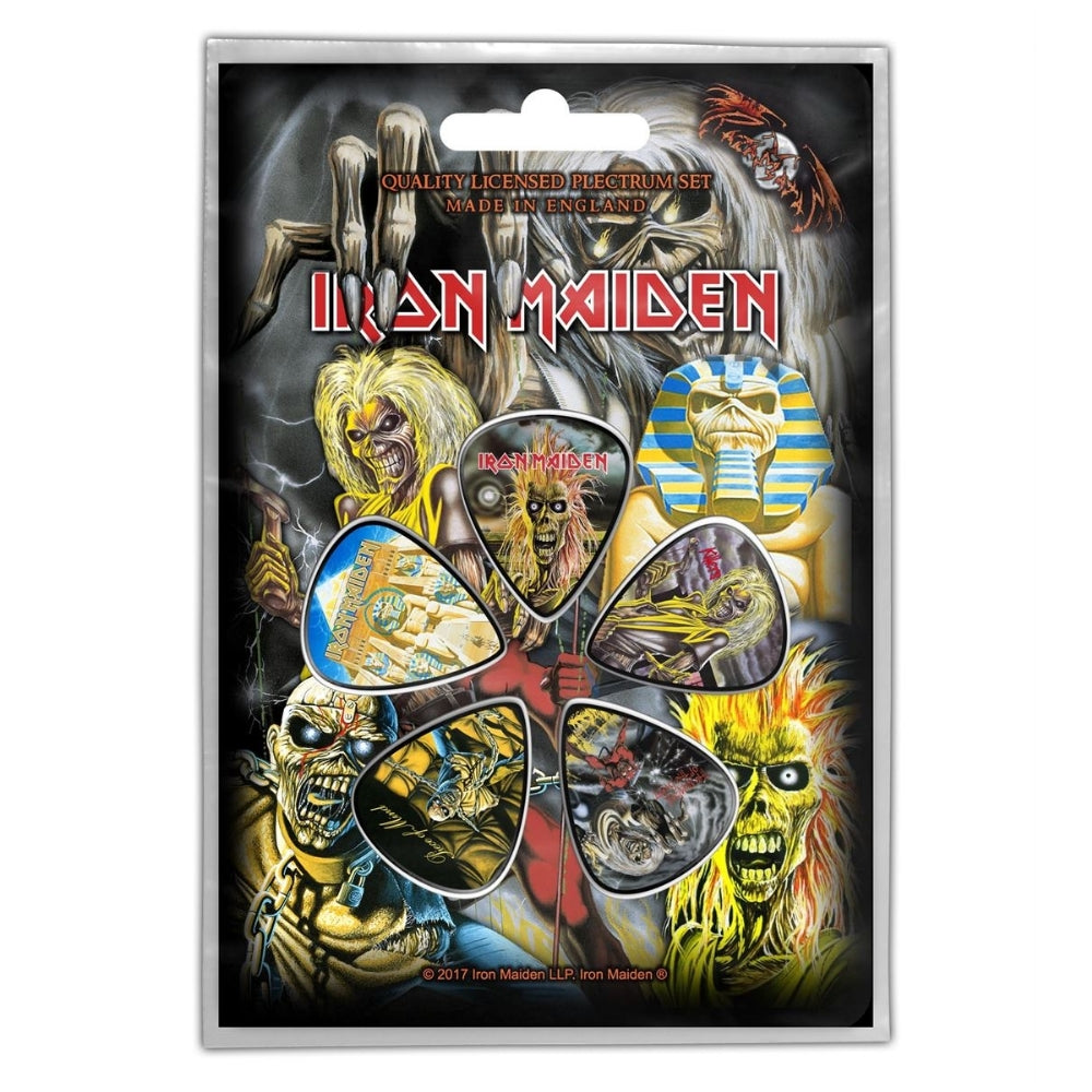 Iron Maiden - Early Albums - Guitar Pick Set - Razamataz