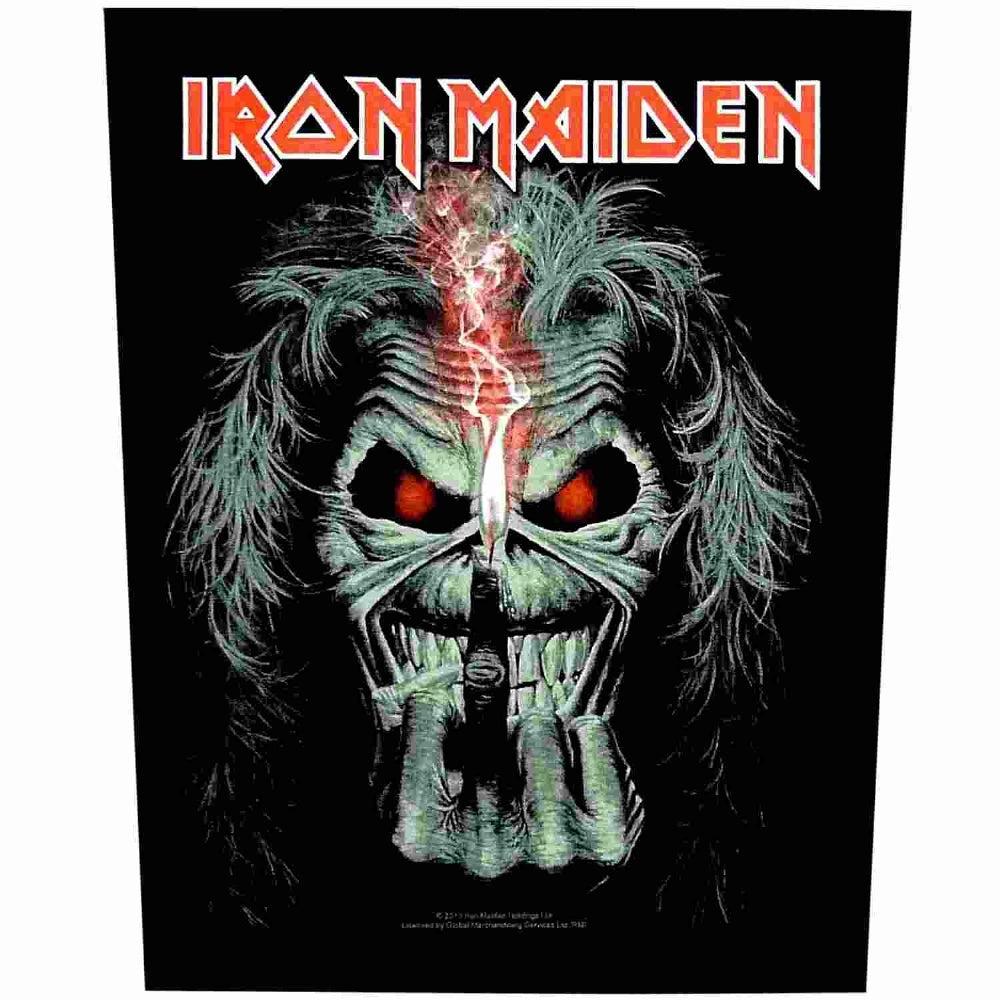 Iron Maiden - Eddie Candle Finger - BACKPATCH - Razamataz