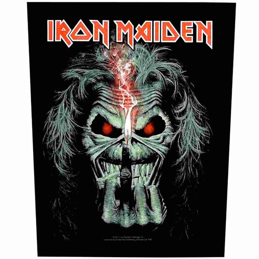 Iron Maiden - Eddie Candle Finger - BACKPATCH - Razamataz
