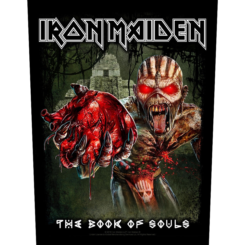 Iron Maiden - Eddie's Heart - BACKPATCH - Razamataz