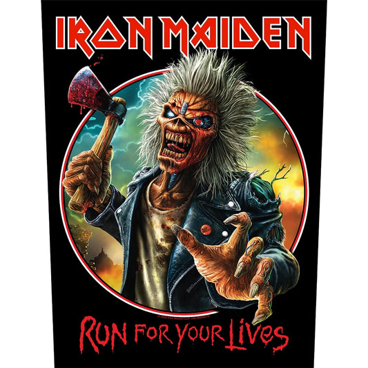 Iron Maiden - Run For Your Lives - BACKPATCH - Razamataz