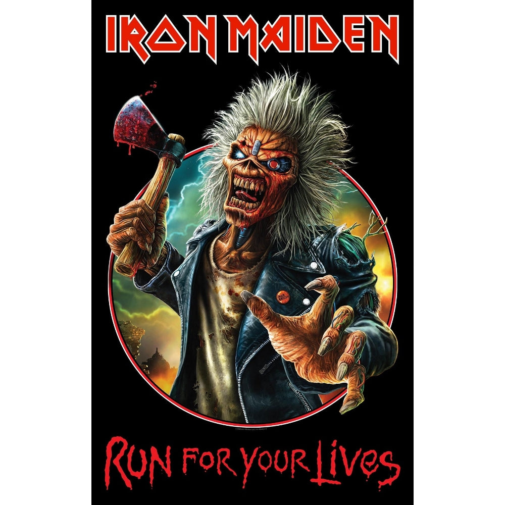 Iron Maiden - Run For Your Lives - FLAG - Razamataz