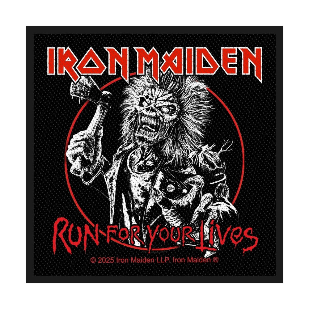 Iron Maiden - Run For Your Lives - Patch - Razamataz