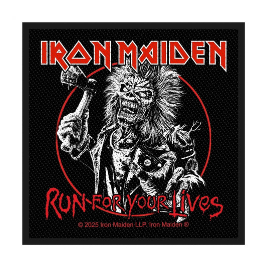 Iron Maiden - Run For Your Lives - Patch - Razamataz