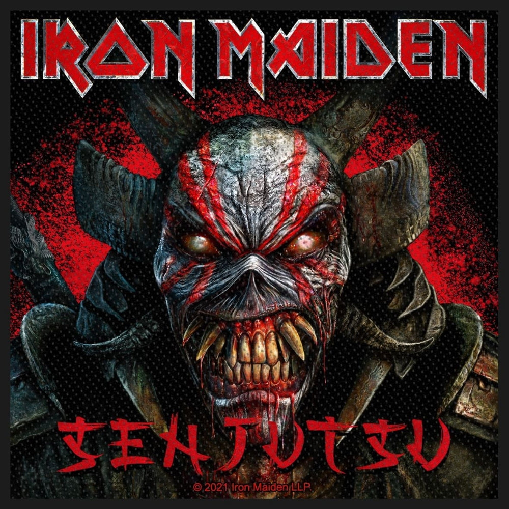 Iron Maiden - Senjutsu Back Cover - Patch - Razamataz