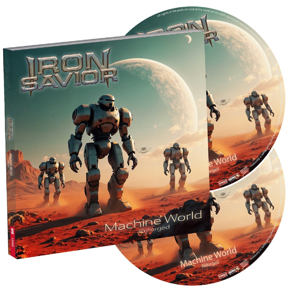 Iron Savior - Reforged - Machine World - 2CD DIGIPAK - Reigning Phoenix Music - Image 2