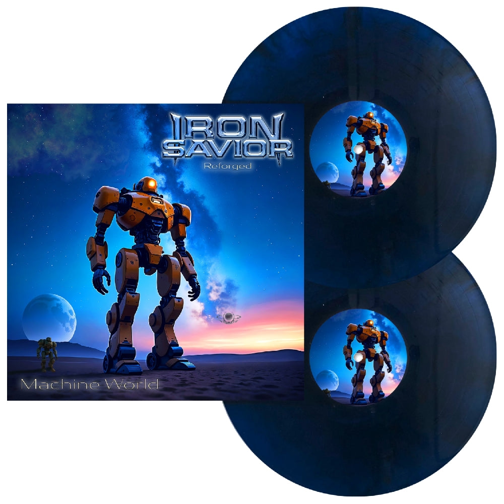 Iron Savior - Reforged - Machine World - DOUBLE LP GATEFOLD COLOURED - Reigning Phoenix Music